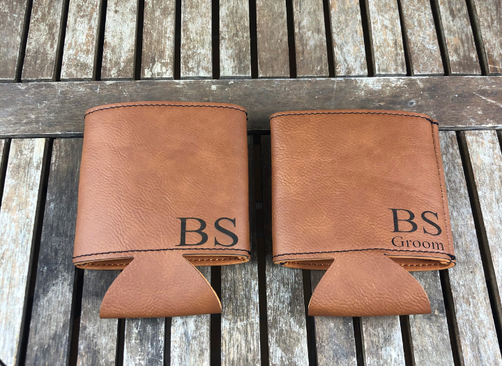 Groomsman Leather Drink Holder