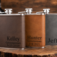 Personalized Leather Flask