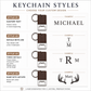 Personalized Leather bottle opener Keychain
