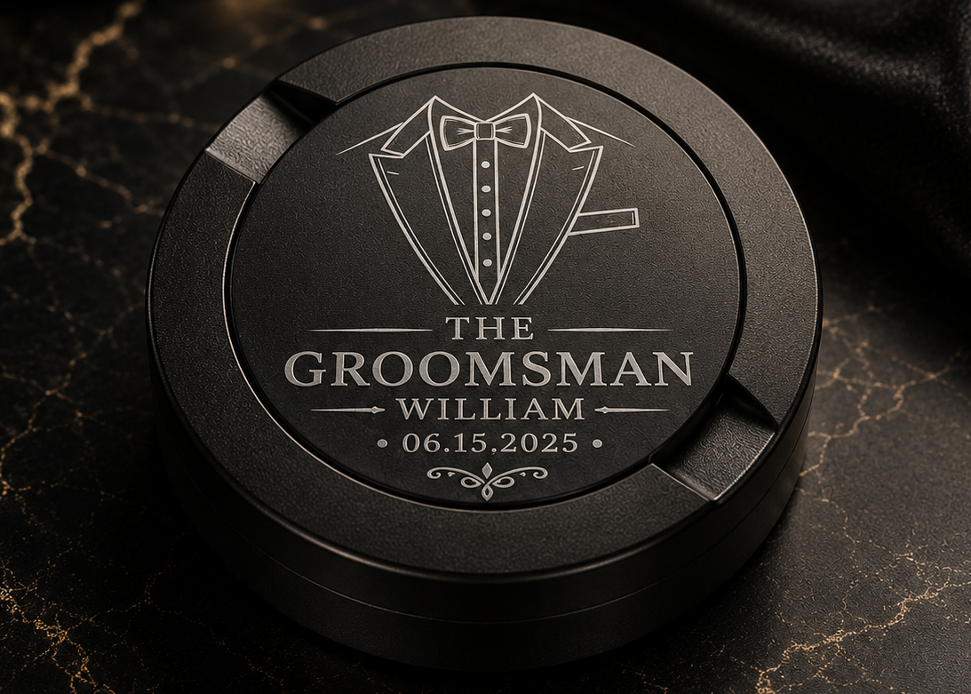 Groomsman Nicotine Can / Nicotine tin