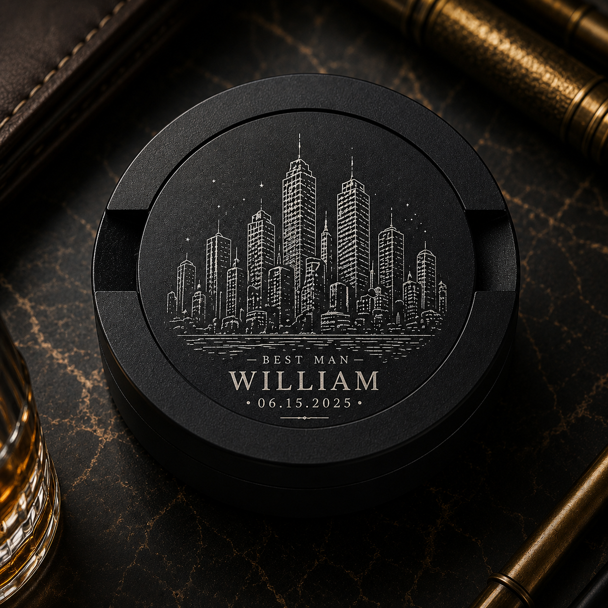Groomsman Nicotine Can / Nicotine tin