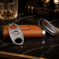 Personalized Cigar Case with Cutter