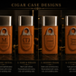 Personalized Cigar Case with Cutter