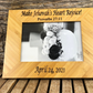 Personalized picture frame custom picture engraved picture gift for him gift for her anniversary gifts gift for husband gift for boyfriend