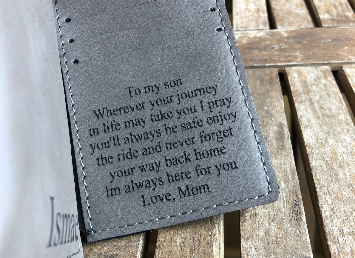 Engraved Trifold Wallet, Custom Wallet, Leather Mens Wallet, Personalized Wallet for Man, Leather Wallet, Mens Leather Wallet, Dad Wallet