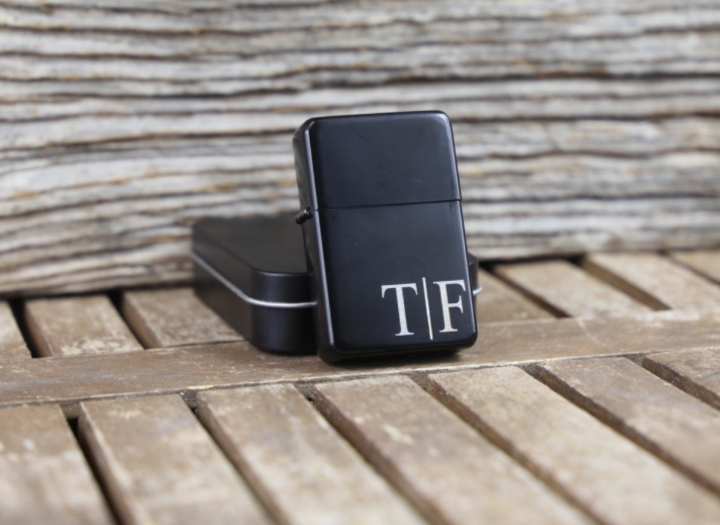 Personalized Black Engraved Lighter - custom lighter, engraved lighter, groomsmen gift, bachelor bachelorette party favor gift, gift for him Price: