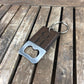 Personalized Leather bottle opener Keychain, Groomsmen, Engraved keychain, Custom Keychain, Monogrammed Keychain, Keychain for Groomsmen